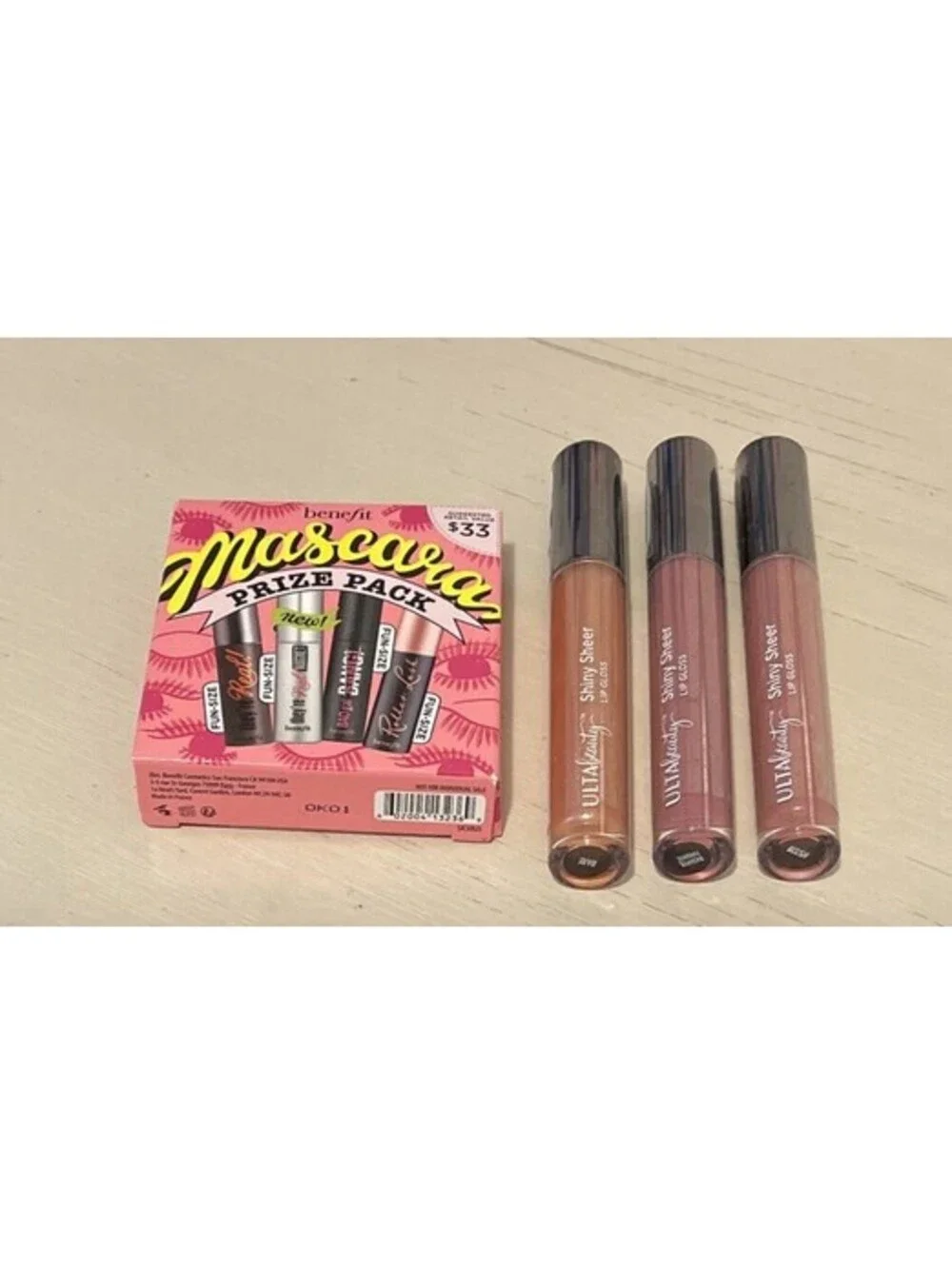 Benefit Womens Mascara Prize Pack 4 Mascaras and 3 Full Size Ulta Glosses!! A827